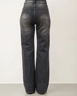 Jeans gamba dritta nero carbone – 8702