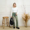 Jeans gamba dritta sabbiato – 8311