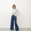 Jeans palazzo blu marino – 8550