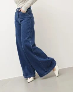 Jeans palazzo blu marino – 8550