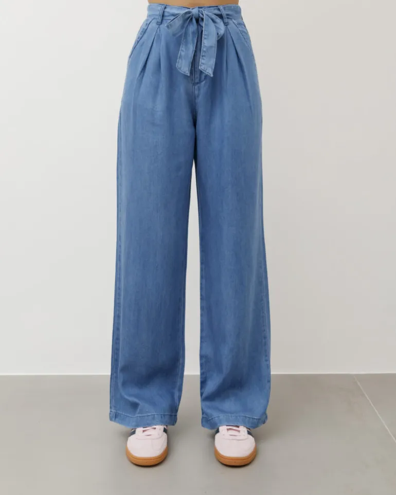 Jeans palazzo in tencel – 31804