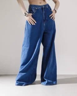 Jeans super baggy reversibile – 16026