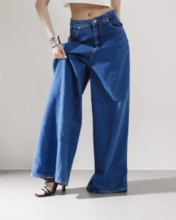 Jeans super baggy reversibile – 16026