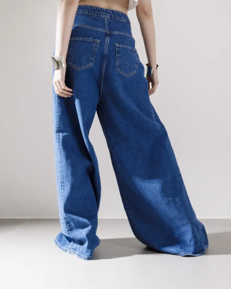 Jeans super baggy reversibile – 16026
