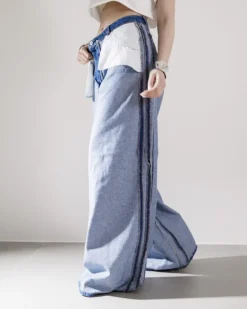 Jeans super baggy reversibile – 16026