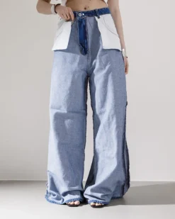 Jeans super baggy reversibile – 16026