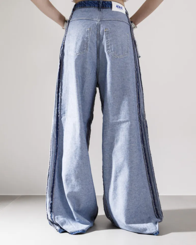 Jeans super baggy reversibile – 16026