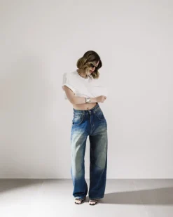 Jeans super baggy sabbiato – 16042