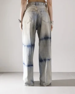 Jeans super baggy slavato- 16079