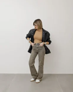Jeans wide leg slavato – 8262