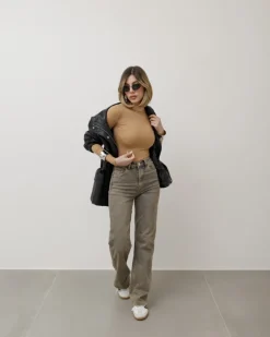 Jeans wide leg slavato – 8262