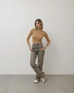 Jeans wide leg slavato – 8262