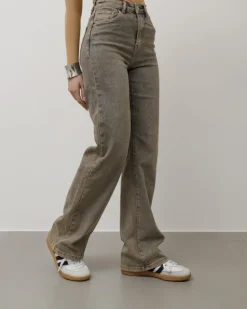 Jeans wide leg slavato – 8262