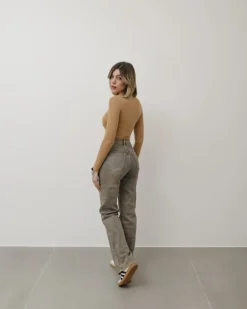 Jeans wide leg slavato – 8262