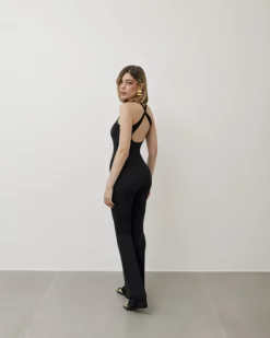 Jumpsuit in lycra a zampa – 6677