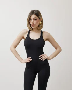 Jumpsuit in lycra a zampa – 6677
