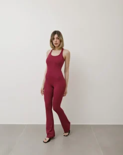 Jumpsuit in lycra a zampa – 6677