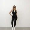 Jumpsuit in lycra con apertura – 3380