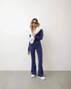 Jumpsuit in lycra con apertura – 3355