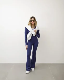 Jumpsuit in lycra con apertura – 3355