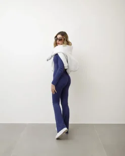 Jumpsuit in lycra con apertura – 3355