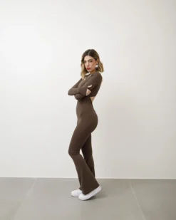 Jumpsuit in lycra con apertura – 3355
