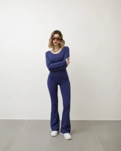 Jumpsuit in lycra con apertura – 3355