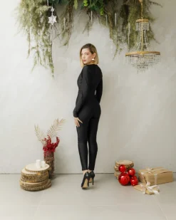 Jumpsuit in lycra NERA – LBA025