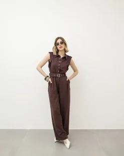 Jumpsuit in misto lino – 5252