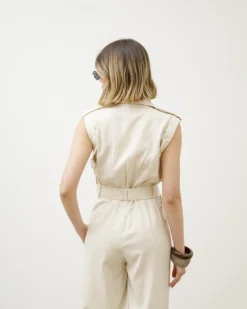 Jumpsuit in misto lino – 5252