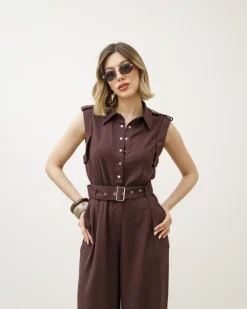 Jumpsuit in misto lino – 5252