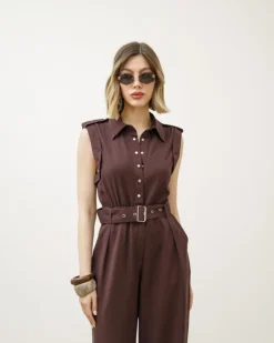 Jumpsuit in misto lino – 5252