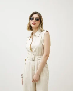 Jumpsuit in misto lino – 5252