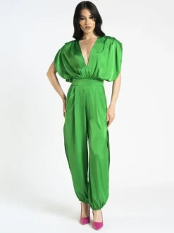 Jumpsuit in raso con aperture – 0046