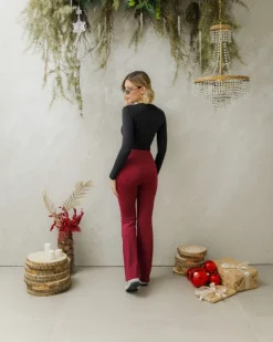 Leggings in lycra a zampa – 3255