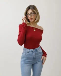 Maglia basic con scollo – 5612