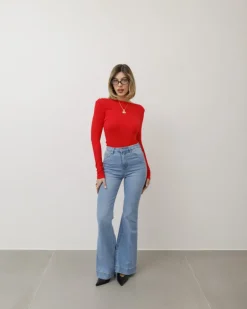 Maglia basic con scollo – 5612