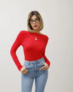 Maglia basic con scollo – 5612