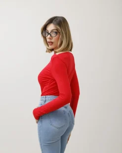 Maglia basic con scollo – 5612