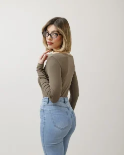 Maglia basic con scollo – 5612