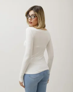 Maglia basic con scollo – 5612