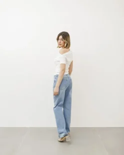 Maglia con arriccio e scollo – CHF8160