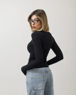 Maglia in costina girocollo – 7511