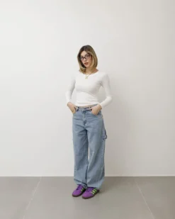 Maglia in costina girocollo – 7511