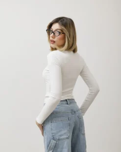 Maglia in costina girocollo – 7511