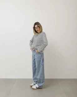 Maglia in cotone a righe – 3234