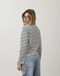 Maglia in cotone a righe – 3234