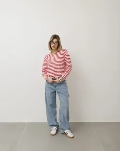 Maglia in cotone a righe – 3234