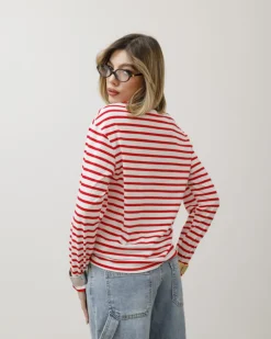 Maglia in cotone a righe – 3234