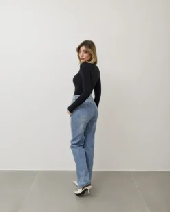 Maglia in cotone con colletto – 61765